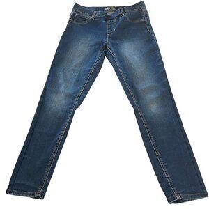 Wonder‎ Nation Jeans Girls 10/12 Jeggings Denim Blue Skinny Straight Leg